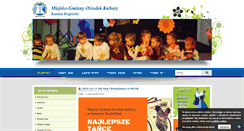 Desktop Screenshot of mgokkamienkrajenski.pl